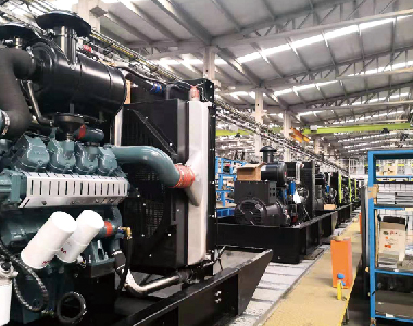 公海彩船6600发电机批量出口中东市场