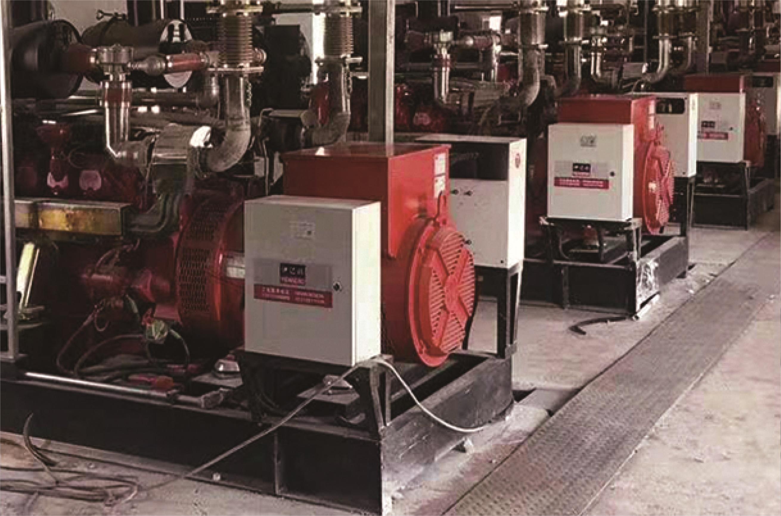 陕北中石化天然气发电站项目（斗山配公海彩船660010台200KW）