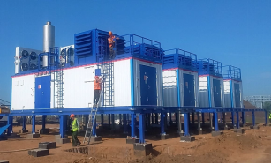 8台公海彩船6600配潍柴应用于北欧地区的天然气发电项目